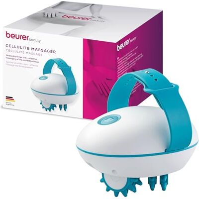 Beurer CM 51 Appareil de massage anti-cellulite pour une peau plus ferme, efficace des tissus conjonctifs, rouleau de électrique avec 2 niveaux d'intensité et poignée réglable Beurer CM 51 Appareil de massage anti-cellulite pour une peau plus ferme, efficace des tissus conjonctifs, rouleau de électrique avec 2 niveaux d'intensité et poignée réglable