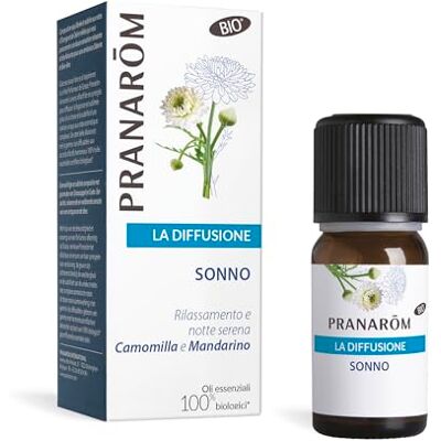 Pranarôm PRANAROM Sommeil Diffusion atmosphérique Camomille et Mandarine Relaxation et nuits calmes 30 ml. Pranarôm PRANAROM Sommeil Diffusion atmosphérique Camomille et Mandarine Relaxation et nuits calmes 30 ml.