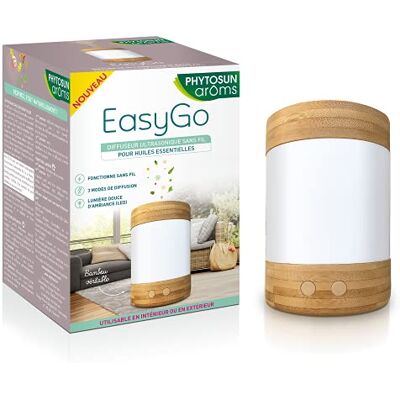 PHYTOSUN AROMS phytosunaroms Phytosun arôms – Diffuseur d'Huiles Essentielles Sans Fil Ultrasonique EasyGo Nomade, fonctionne sur batterie PHYTOSUN AROMS phytosunaroms Phytosun arôms – Diffuseur d'Huiles Essentielles Sans Fil Ultrasonique EasyGo Nomade, fonctionne sur batterie