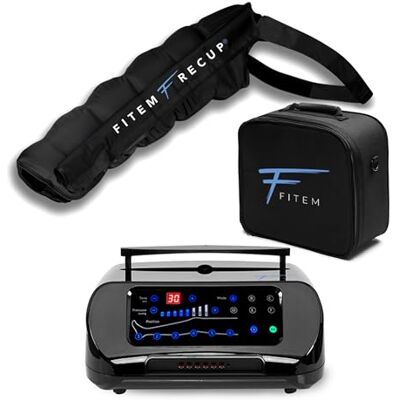 Fitem Pack Manchon de Bras CONFORT 6 (1 Unité) Pressothérapie 6 Chambres, Massage Renforcé, Drainage Lymphatique, Récupération Musculaire, Appareil Professionnel à Domicile Fitem Pack Manchon de Bras CONFORT 6 (1 Unité) Pressothérapie 6 Chambres, Massage Renforcé, Drainage Lymphatique, Récupération Musculaire, Appareil Professionnel à Domicile