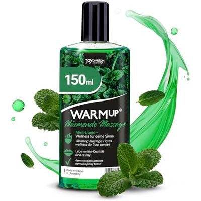 JOYDIVISION WARMup 150 ml Liquide Massage au Parfum et Goût Menthe Effet Chauffant Comme de l'huilemassage JOYDIVISION WARMup 150 ml Liquide Massage au Parfum et Goût Menthe Effet Chauffant Comme de l'huilemassage