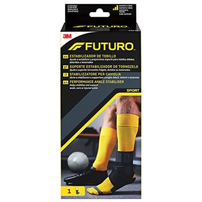 Futuro Stabilisateur de cheville Aide à stabiliser et soutenir les chevilles faibles, douloureuses ou lésées, réglable Futuro Stabilisateur de cheville Aide à stabiliser et soutenir les chevilles faibles, douloureuses ou lésées, réglable