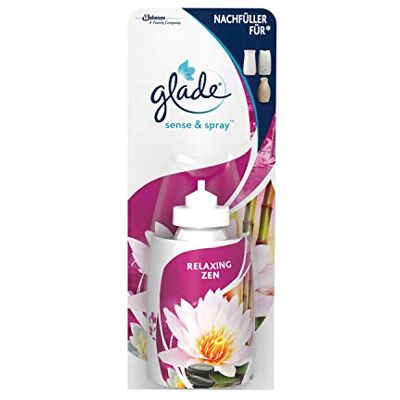 Glade by Brise Sense & Spray Pulvérisateur Automatique Remplisseur Relaxant Zen 18ml Glade by Brise Sense & Spray Pulvérisateur Automatique Remplisseur Relaxant Zen 18ml