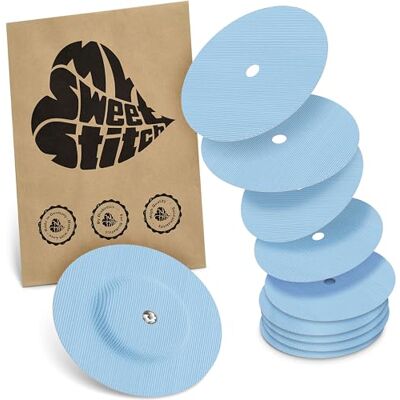 MySweetStitch FreeStyle Libre 1/2 Overpatch 10-25x patchs de fixation ronds, maintien extra fort sur le capteur, imperméable & doux pour la peau, hypoallergénique (Ice Blue, 10 pièces) MySweetStitch FreeStyle Libre 1/2 Overpatch 10-25x patchs de fixation ronds, maintien extra fort sur le capteur, imperméable & doux pour la peau, hypoallergénique (Ice Blue, 10 pièces)