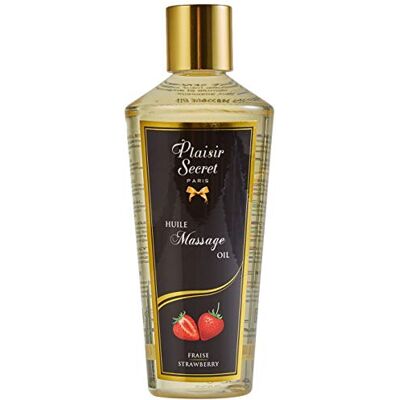 Plaisirs Secrets Huile de Massage Sèche Sensuelle 100% Végétale Fraise 250 ml Plaisirs Secrets Huile de Massage Sèche Sensuelle 100% Végétale Fraise 250 ml