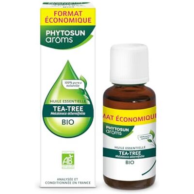 PHYTOSUN AROMS Huile Essentielle de Tea Tree Bio 100% pure et naturelle 30ml PHYTOSUN AROMS Huile Essentielle de Tea Tree Bio 100% pure et naturelle 30ml