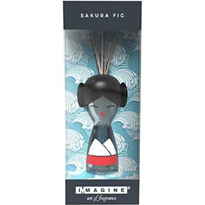 ART Omini Mondo Sakura Fig, Italian Design, Emanateur 60 Ml Et 5 Bâtons, Diffuseur Ambiental, Fraîche ART Omini Mondo Sakura Fig, Italian Design, Emanateur 60 Ml Et 5 Bâtons, Diffuseur Ambiental, Fraîche