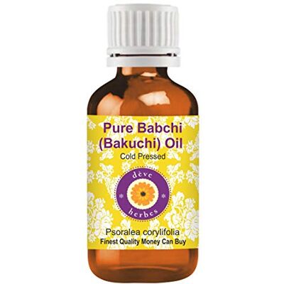 Deve Herbes Huile de Babchi (Bakuchi) pure (Psoralea corylifolia) pressée à froid 30 ml Deve Herbes Huile de Babchi (Bakuchi) pure (Psoralea corylifolia) pressée à froid 30 ml