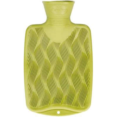 Fashy Bouillotte 3D simple nervurée Vert kiwi 0,8 l Fashy Bouillotte 3D simple nervurée Vert kiwi 0,8 l