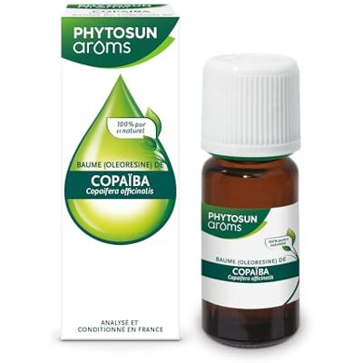PHYTOSUN AROMS Phytosun Arôms Baume de Copaïba 100% Pur et Naturel 10 ml PHYTOSUN AROMS Phytosun Arôms Baume de Copaïba 100% Pur et Naturel 10 ml