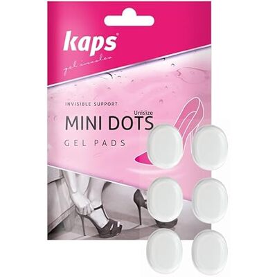 Kaps Mini Dots Coussinets de Gel Autocollants Réutilisables pour Semelles de Chaussure Qualité Supérieure Soulage la Douleur Améliore le Confort en Marchant 6 pcs Kaps Mini Dots Coussinets de Gel Autocollants Réutilisables pour Semelles de Chaussure Qualité Supérieure Soulage la Douleur Améliore le Confort en Marchant 6 pcs