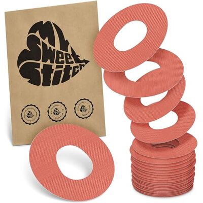 MySweetStitch Ringpatch cathéter Medium – 25x patchs de fixation ronds pour sets de perfusion, maintien extra fort, imperméable & doux pour la peau, Made in Germany, Coral MySweetStitch Ringpatch cathéter Medium – 25x patchs de fixation ronds pour sets de perfusion, maintien extra fort, imperméable & doux pour la peau, Made in Germany, Coral