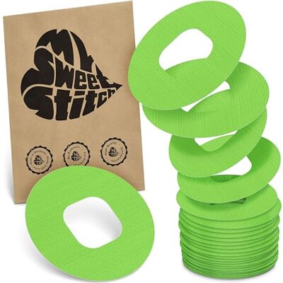 MySweetStitch Simplera Ringpatch –25x patchs anneau ronds, maintien extra fort autour du capteur, imperméable & doux pour la peau, hypoallergénique, Made in Germany, Lime MySweetStitch Simplera Ringpatch –25x patchs anneau ronds, maintien extra fort autour du capteur, imperméable & doux pour la peau, hypoallergénique, Made in Germany, Lime
