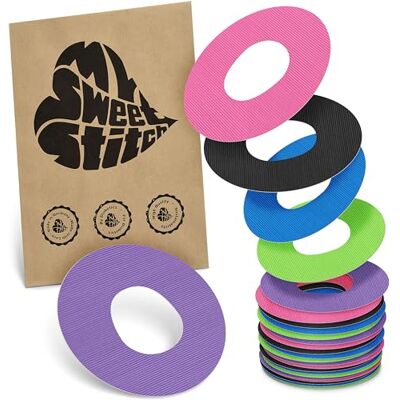 MySweetStitch Ringpatch cathéter Medium – 25x patchs de fixation ronds pour sets de perfusion, maintien extra fort, imperméable & doux pour la peau, Made in Germany, Rainbow MySweetStitch Ringpatch cathéter Medium – 25x patchs de fixation ronds pour sets de perfusion, maintien extra fort, imperméable & doux pour la peau, Made in Germany, Rainbow