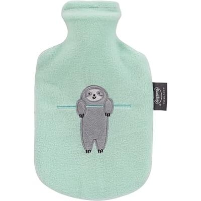 Fashy Bouillotte avec housse en polaire Vert clair 0,8 l Fashy Bouillotte avec housse en polaire Vert clair 0,8 l
