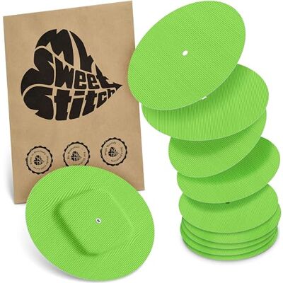 MySweetStitch Simplera Overpatch – 10-25x patchs de fixation ronds, maintien extra fort sur le capteur, imperméable & doux pour la peau, hypoallergénique, Made in Germany (Lime, 10) MySweetStitch Simplera Overpatch – 10-25x patchs de fixation ronds, maintien extra fort sur le capteur, imperméable & doux pour la peau, hypoallergénique, Made in Germany (Lime, 10)