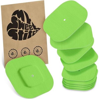 MySweetStitch Simplera Overpatch Square – 10-25x patchs de fixation carrés, maintien extra fort sur le capteur, imperméable & doux pour la peau, hypoallergénique, Made in Germany (Lime, 10) MySweetStitch Simplera Overpatch Square – 10-25x patchs de fixation carrés, maintien extra fort sur le capteur, imperméable & doux pour la peau, hypoallergénique, Made in Germany (Lime, 10)