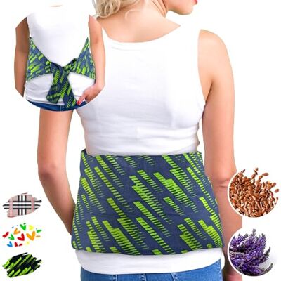 Feel Recovery Ceinture Lombaire Chauffante Micro-ondes Coussin Chauffant Dos et Dorsale (50x25 cm) Compresse Chauffante de Graines Aromatiques Housse Lavable, 100% Coton et Odeur de Lavande (Sport) Feel Recovery Ceinture Lombaire Chauffante Micro-ondes Coussin Chauffant Dos et Dorsale (50x25 cm) Compresse Chauffante de Graines Aromatiques Housse Lavable, 100% Coton et Odeur de Lavande (Sport)