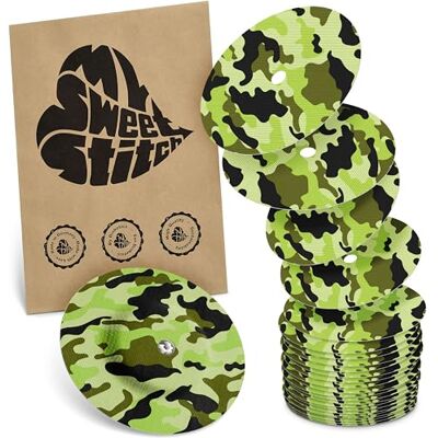 MySweetStitch FreeStyle Libre 1/2 Overpatch 10-25x patchs de fixation ronds, maintien extra fort sur le capteur, imperméable & doux pour la peau, hypoallergénique (Camouflage, 25 pièces) MySweetStitch FreeStyle Libre 1/2 Overpatch 10-25x patchs de fixation ronds, maintien extra fort sur le capteur, imperméable & doux pour la peau, hypoallergénique (Camouflage, 25 pièces)
