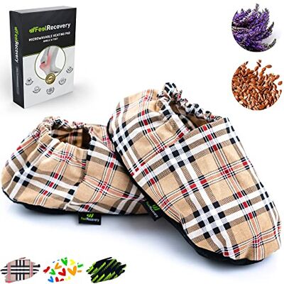 Feel Recovery Chaussons Chauffants Micro Ondes Pantoufle Chauffante au Micro-Onde Bouillotte Pieds Froids Feel Recovery Chaussons Chauffants Micro Ondes Pantoufle Chauffante au Micro-Onde Bouillotte Pieds Froids