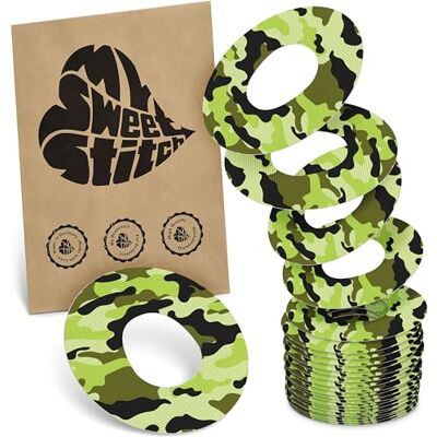MySweetStitch Ringpatch cathéter Medium – 25x patchs de fixation ronds pour sets de perfusion, maintien extra fort, imperméable & doux pour la peau, Made in Germany, Camouflage MySweetStitch Ringpatch cathéter Medium – 25x patchs de fixation ronds pour sets de perfusion, maintien extra fort, imperméable & doux pour la peau, Made in Germany, Camouflage