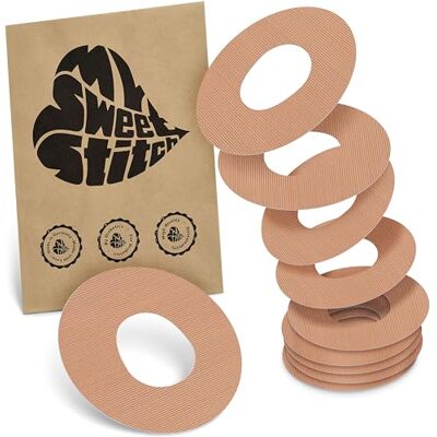 MySweetStitch Ringpatch cathéter Medium – 10x patchs de fixation ronds pour sets de perfusion, maintien extra fort, imperméable & doux pour la peau, Made in Germany, Beige MySweetStitch Ringpatch cathéter Medium – 10x patchs de fixation ronds pour sets de perfusion, maintien extra fort, imperméable & doux pour la peau, Made in Germany, Beige
