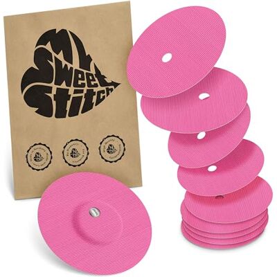 MySweetStitch FreeStyle Libre 3/3 Plus Overpatch – 10x patchs de fixation ronds, maintien extra fort sur le capteur, imperméable & doux pour la peau, hypoallergénique, Made in Germany, Pink MySweetStitch FreeStyle Libre 3/3 Plus Overpatch – 10x patchs de fixation ronds, maintien extra fort sur le capteur, imperméable & doux pour la peau, hypoallergénique, Made in Germany, Pink