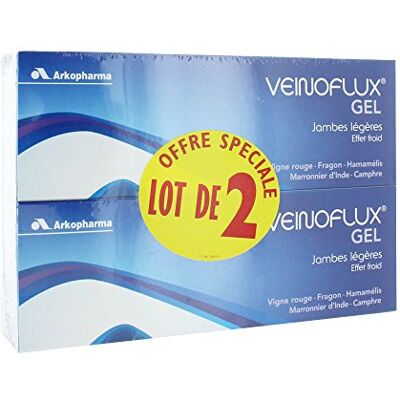 Arkopharma – Veinoflux Gel, effet froid, pour les jambes lourdes Arkopharma – Veinoflux Gel, effet froid, pour les jambes lourdes