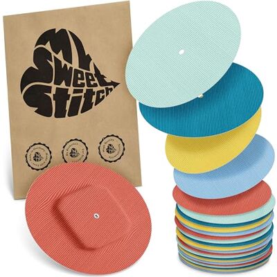 MySweetStitch Simplera Overpatch – 10-25x patchs de fixation ronds, maintien extra fort sur le capteur, imperméable & doux pour la peau, hypoallergénique, Made in Germany (Pastel, 25) MySweetStitch Simplera Overpatch – 10-25x patchs de fixation ronds, maintien extra fort sur le capteur, imperméable & doux pour la peau, hypoallergénique, Made in Germany (Pastel, 25)