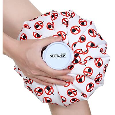 NEOtech Care Poche de glace Vessie cryothérapie Premiers soins Couvercle vissable (Design Vasectomie, 28cm diamètre) NEOtech Care Poche de glace Vessie cryothérapie Premiers soins Couvercle vissable (Design Vasectomie, 28cm diamètre)