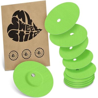 MySweetStitch FreeStyle Libre 3/3 Plus Overpatch – 10x patchs de fixation ronds, maintien extra fort sur le capteur, imperméable & doux pour la peau, hypoallergénique, Made in Germany, Lime MySweetStitch FreeStyle Libre 3/3 Plus Overpatch – 10x patchs de fixation ronds, maintien extra fort sur le capteur, imperméable & doux pour la peau, hypoallergénique, Made in Germany, Lime