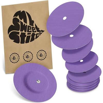 MySweetStitch FreeStyle Libre 1/2 Overpatch 10-25x patchs de fixation ronds, maintien extra fort sur le capteur, imperméable & doux pour la peau, hypoallergénique (Purple, 10 pièces) MySweetStitch FreeStyle Libre 1/2 Overpatch 10-25x patchs de fixation ronds, maintien extra fort sur le capteur, imperméable & doux pour la peau, hypoallergénique (Purple, 10 pièces)