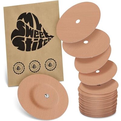 MySweetStitch FreeStyle Libre 1/2 Overpatch 10-25x patchs de fixation ronds, maintien extra fort sur le capteur, imperméable & doux pour la peau, hypoallergénique (Beige, 25 pièces) MySweetStitch FreeStyle Libre 1/2 Overpatch 10-25x patchs de fixation ronds, maintien extra fort sur le capteur, imperméable & doux pour la peau, hypoallergénique (Beige, 25 pièces)