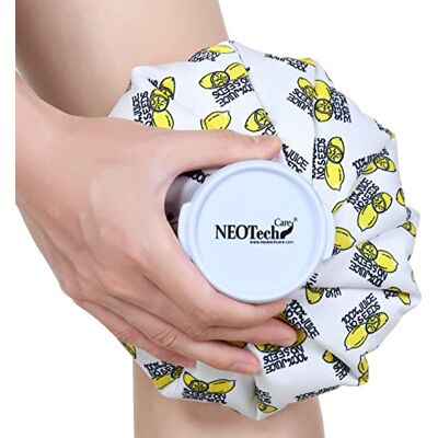 NEOtech Care Poche de glace Vessie cryothérapie Premiers soins Couvercle vissable (Design 100% Juice No Seeds, 20cm diamètre) NEOtech Care Poche de glace Vessie cryothérapie Premiers soins Couvercle vissable (Design 100% Juice No Seeds, 20cm diamètre)