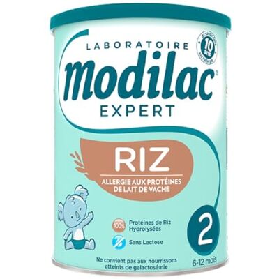 MODILAC Expert riz lait 2ème âge 800g MODILAC Expert riz lait 2ème âge 800g