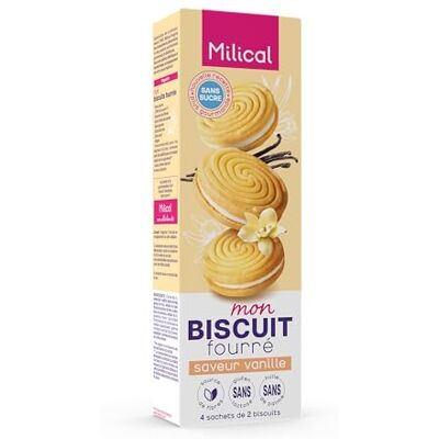 Milical Mon Biscuit Fourré 8 Biscuits Vanille Milical Mon Biscuit Fourré 8 Biscuits Vanille