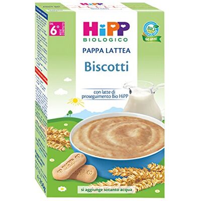 HiPP Repas De Bébé Pappa Lattea Biscotto Bio 6M+ 250 G HiPP Repas De Bébé Pappa Lattea Biscotto Bio 6M+ 250 G