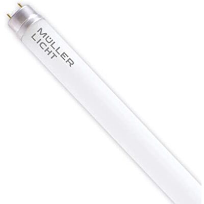 MÜLLER LICHT Müller-Licht Tube LED professionnel G13, 120 cm, 15,6 W équivalent 152 W, 2500 lm, blanc neutre 4000 K, verre MÜLLER LICHT Müller-Licht Tube LED professionnel G13, 120 cm, 15,6 W équivalent 152 W, 2500 lm, blanc neutre 4000 K, verre