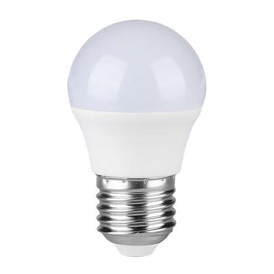 V-TAC Ampoule LED avec culot Edison E27 4,5 W (équivalent à 40 W) G45-470 lumens Ampoule LED Efficacité maximale et économie d'énergie Lumière 4000 K blanche naturelle V-TAC Ampoule LED avec culot Edison E27 4,5 W (équivalent à 40 W) G45-470 lumens Ampoule LED Efficacité maximale et économie d'énergie Lumière 4000 K blanche naturelle