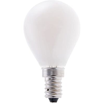 Velamp Ampoule à filament LED Opal, Mini-sphérique P45, 4W / 470lm, culot E14, 6500K Velamp Ampoule à filament LED Opal, Mini-sphérique P45, 4W / 470lm, culot E14, 6500K