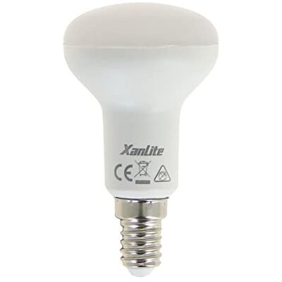Xanlite ALR50 R50 Culot Classique Angle D'Éclairage 120° -Ampoule LED 6W Équivalant À 40W, Intensité De 470 Lumens-Lumière Blanche Chaude-ALR50, Plastique + Aluminium, E14, 6 W, 2700 K Xanlite ALR50 R50 Culot Classique Angle D'Éclairage 120° -Ampoule LED 6W Équivalant À 40W, Intensité De 470 Lumens-Lumière Blanche Chaude-ALR50, Plastique + Aluminium, E14, 6 W, 2700 K