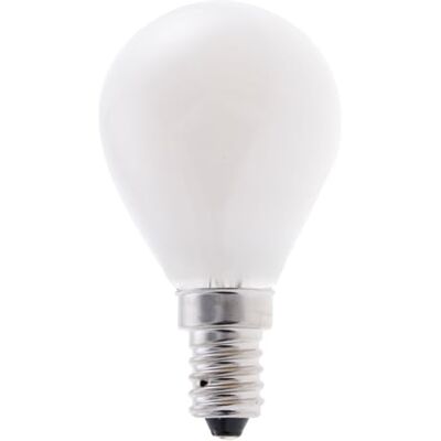 Velamp Ampoule à filament LED Opal, Mini-sphérique P45, 6W / 806lm, culot E14, 3000K Velamp Ampoule à filament LED Opal, Mini-sphérique P45, 6W / 806lm, culot E14, 3000K