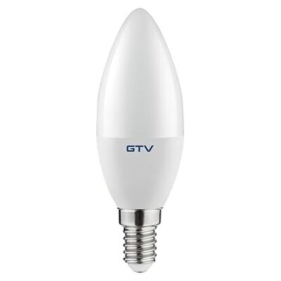 GTV Lampe LED goutte E14 4000K blanc neutre, lumineuse – sans scintillement, durable – pour éclairage LED maison et bureau GTV Lampe LED goutte E14 4000K blanc neutre, lumineuse – sans scintillement, durable – pour éclairage LED maison et bureau