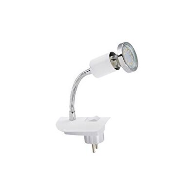 Briloner Leuchten Lampe LED avec bras flexible et interrupteur marche/arrêt 250 lm 3000 K Blanc 3 W 170 x 65 x 120 mm Briloner Leuchten Lampe LED avec bras flexible et interrupteur marche/arrêt 250 lm 3000 K Blanc 3 W 170 x 65 x 120 mm