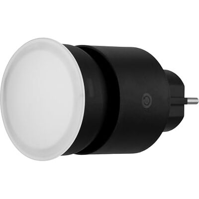 REV Lampe multiprise Intensité variable à 4 niveaux 10 W 850 lm 3000 K Prise lumineuse à brancher dans des prises, rallonges et multiprises Anthracite REV Lampe multiprise Intensité variable à 4 niveaux 10 W 850 lm 3000 K Prise lumineuse à brancher dans des prises, rallonges et multiprises Anthracite