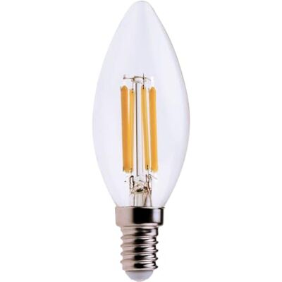 VELAMP - Oliva C35 - 6W - E14 - Ampoule LED à filament VELAMP - Oliva C35 - 6W - E14 - Ampoule LED à filament