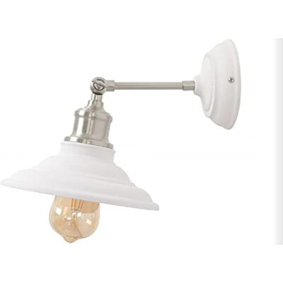 GTV Lampe murale LORET, 7871, AC220-240 V, 50/60 Hz, 1 ampoule E27, max. 40 W, IP20, diamètre 20 cm, facile à utiliser GTV Lampe murale LORET, 7871, AC220-240 V, 50/60 Hz, 1 ampoule E27, max. 40 W, IP20, diamètre 20 cm, facile à utiliser
