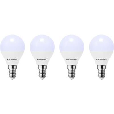 Blaupunkt Ampoule LED E14 Mini Globe 6W 510lm 6000K Blanc Froid, Lot de 4 Blaupunkt Ampoule LED E14 Mini Globe 6W 510lm 6000K Blanc Froid, Lot de 4