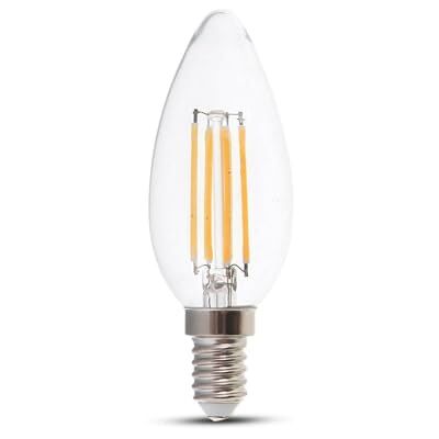 V-TAC VT-1986 4W LED Bougie Filament Bulb Colorcode : 3000K E14 V-TAC VT-1986 4W LED Bougie Filament Bulb Colorcode : 3000K E14