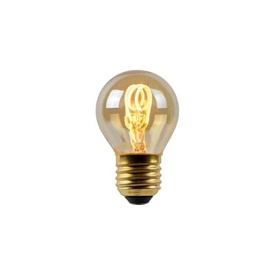 LUCIDE G45 Ampoule filament Ø 4,5 cm LED Dim. E27-1x3W 2200K Ambre LUCIDE G45 Ampoule filament Ø 4,5 cm LED Dim. E27-1x3W 2200K Ambre